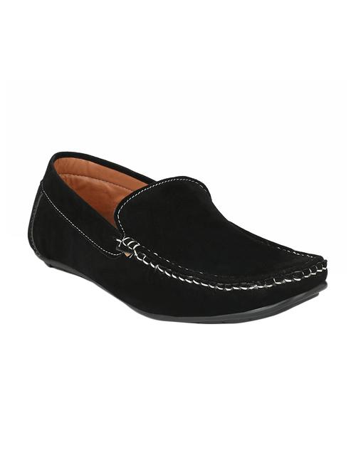 black suede slip on loafer - 14908766 - Very Small Image - 1