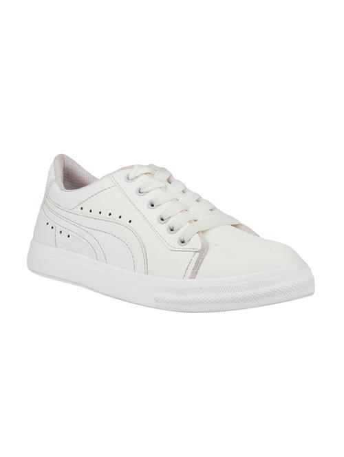 white mesh laceup sneakers - 14909129 - Very Small Image - 1