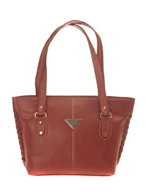 brown leatherette (pu) handbag - 14909756 - Very Small Image - 1