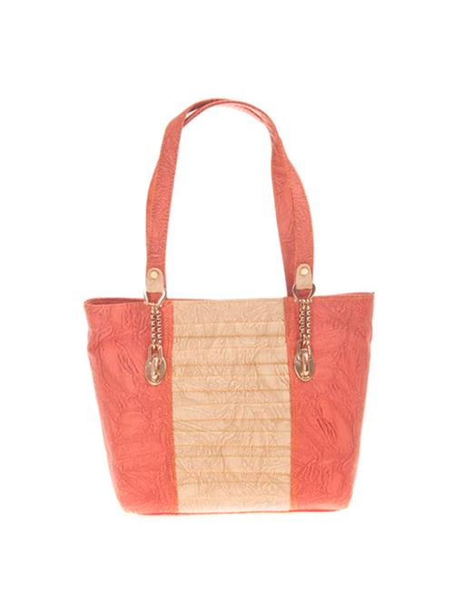 pink leatherette  regular handbag - 14909757 - Very Small Image - 1