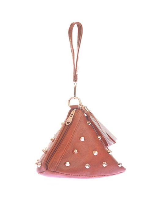 brown leatherette sling bag - 14910225 - Very Small Image - 1