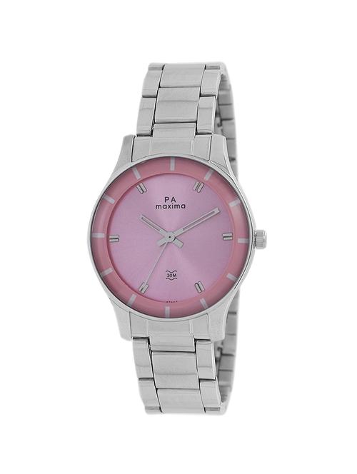 maxima pink dial analog watch for men - 47760cmli - 14913072 - Very Small Image - 1