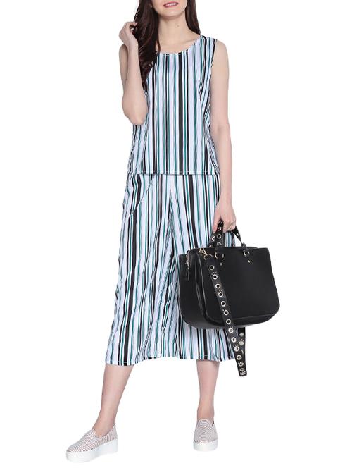 blue striped western wear set - 14915306 - Very Small Image - 1