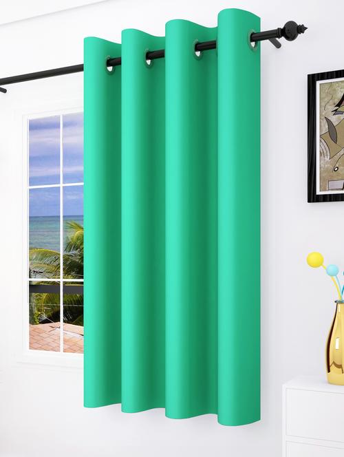 green blackout 1 pc window curtain-5 feet - 14915484 - Very Small Image - 1