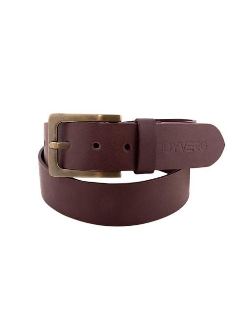 brown leather belt - 14915549 - Very Small Image - 1