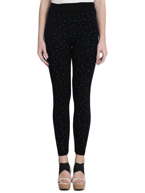 black printed cotton jegging - 14915620 - Very Small Image - 1