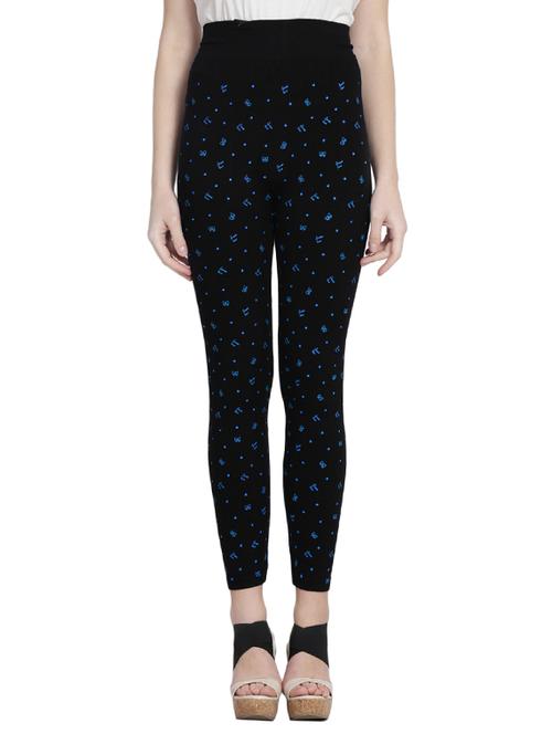 black printed cotton jegging - 14915632 - Very Small Image - 1