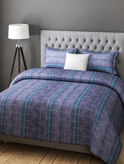 cotton double bedsheet with 2 pillow covers - 14916146 - Very Small Image - 1