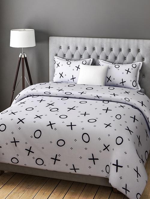 cotton double bedsheet with 2 pillow covers - 14916158 - Very Small Image - 1