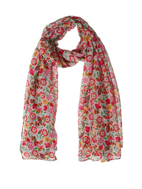 pink polyester scarf - 14916575 - Very Small Image - 1