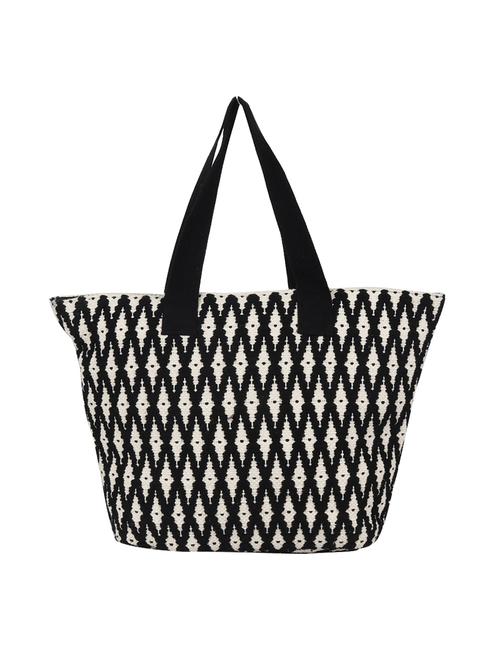 black cotton regular handbag - 14916686 - Very Small Image - 1