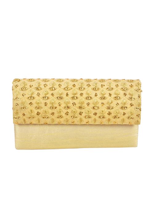 beige polyester  clutch - 14918173 - Very Small Image - 1