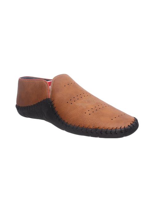 tan leatherette casual slipon - 14918444 - Very Small Image - 1