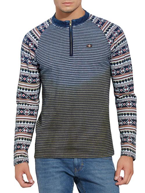 blue cotton tshirt - 14920335 - Very Small Image - 1