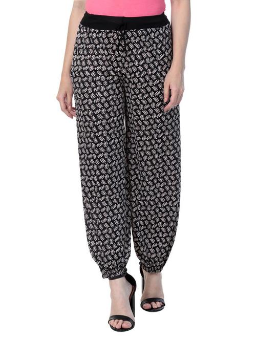 black polyester blend patiyala salwar - 14920387 - Very Small Image - 1