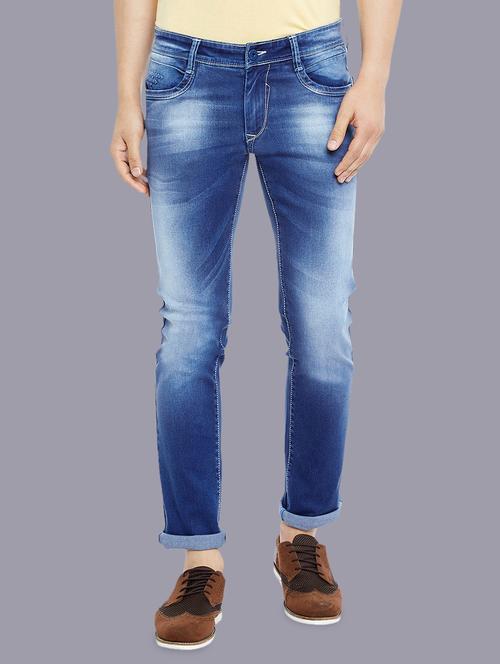 blue denim washed jeans - 14920942 - Very Small Image - 1