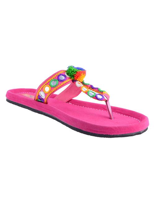 pink toe separator  sandals - 14924742 - Very Small Image - 1