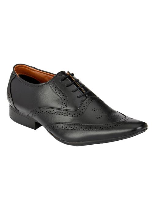 black Leather formal brouge - 14925548 - Very Small Image - 1