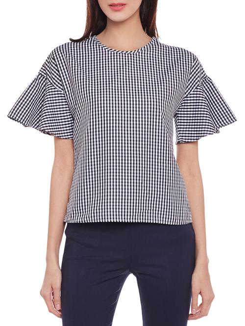 black checkered top - 14929437 - Very Small Image - 1