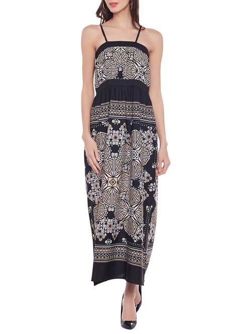 black printed tube dress - 14929521 - Very Small Image - 1