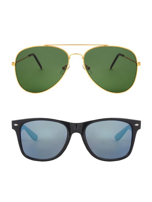 abner combo of aviator & wayfarer sunglases - 14930888 - Very Small Image - 1