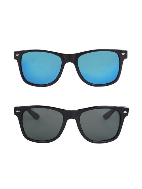 abner wayfarer, wayfarer sunglasses (blue, black) - 14931117 - Very Small Image - 1