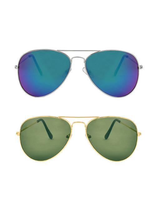 abner aviator, aviator sunglasses (blue, green) - 14931130 - Very Small Image - 1