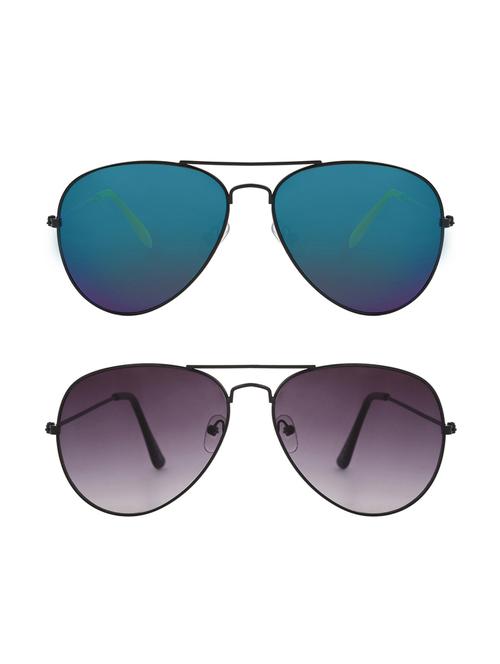 abner aviator, aviator sunglasses (blue, black) - 14931143 - Very Small Image - 1