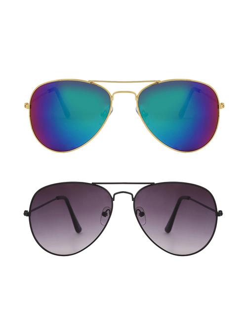 abner aviator, aviator sunglasses (blue, black) - 14931213 - Very Small Image - 1