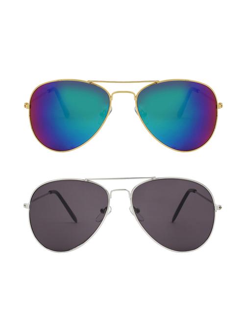 abner aviator, aviator sunglasses (blue, black) - 14931214 - Very Small Image - 1