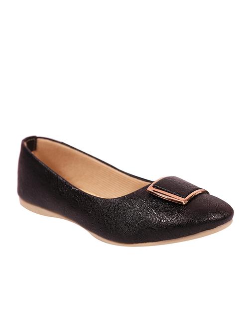 black leatherette ballerina - 14931445 - Very Small Image - 1