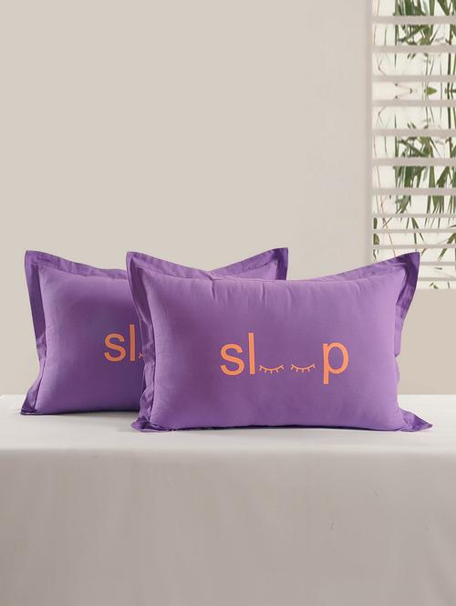 sleep graffiti purple pillow cover set of 2 - 14933292 - Very Small Image - 1