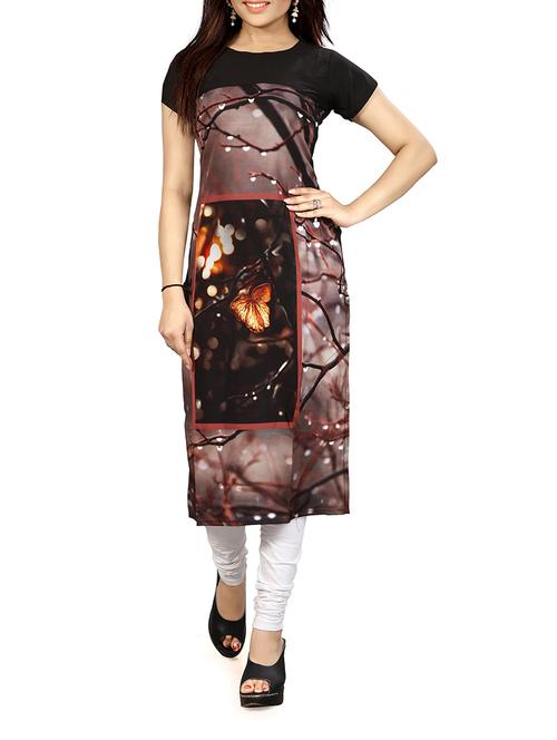 women's straight kurta - 14937364 - Very Small Image - 1
