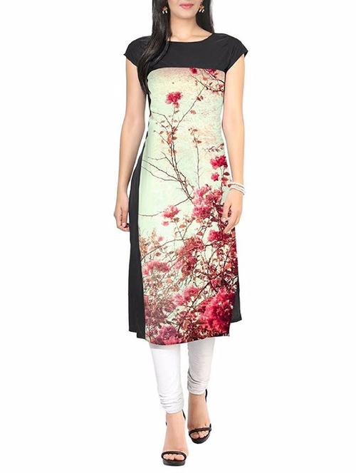 women's straight kurta - 14937388 - Very Small Image - 1