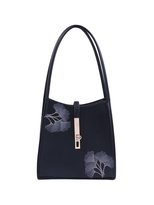 black leatherette handbag - 14938113 - Very Small Image - 1