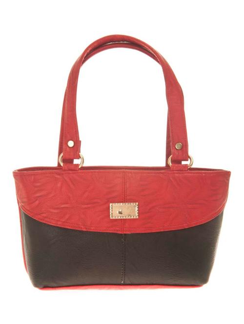 red leatherette (pu) handbag - 14947840 - Very Small Image - 1