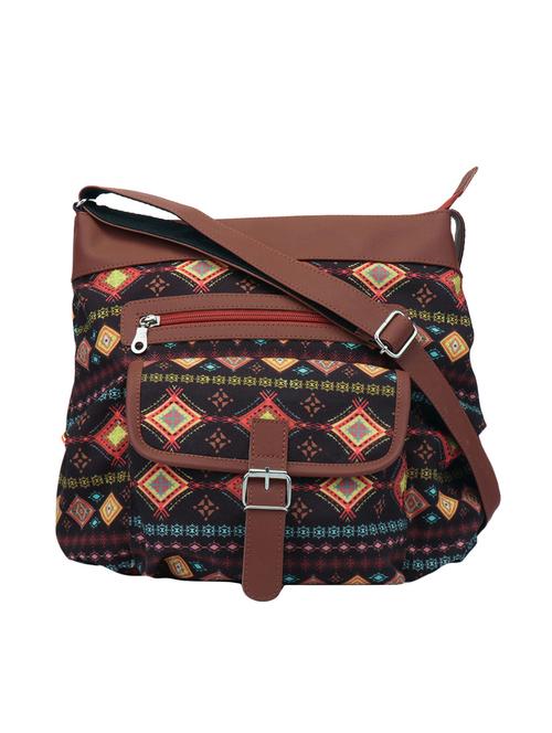 black canvas sling bag - 14948076 - Very Small Image - 1