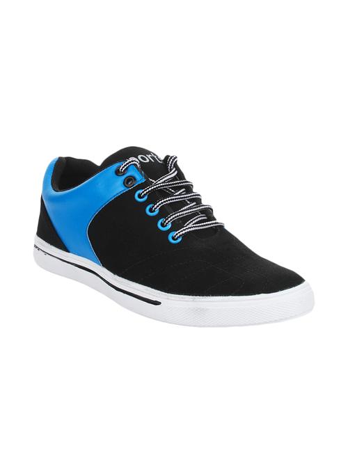 black canvas lace up sneaker - 14949773 - Very Small Image - 1