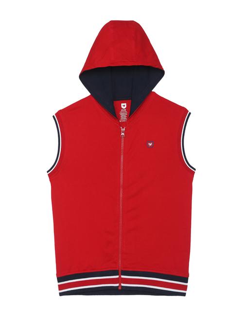 red cotton jacket - 14951543 - Very Small Image - 1