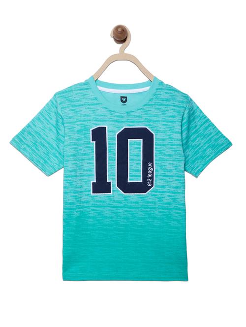 blue cotton t-shirt - 14951563 - Very Small Image - 1