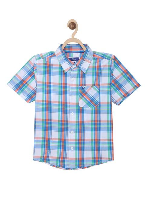 blue cotton shirt - 14951639 - Very Small Image - 1