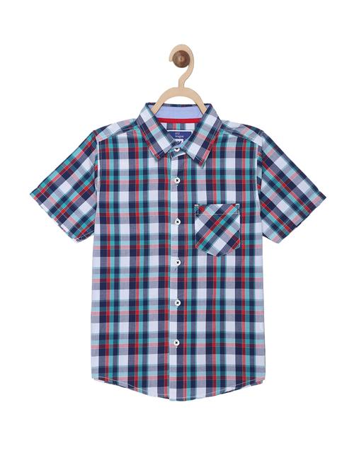 navy blue cotton shirt - 14951640 - Very Small Image - 1