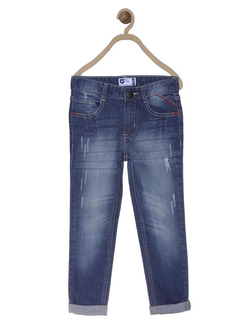 blue denim washed jeans - 14951654 - Very Small Image - 1