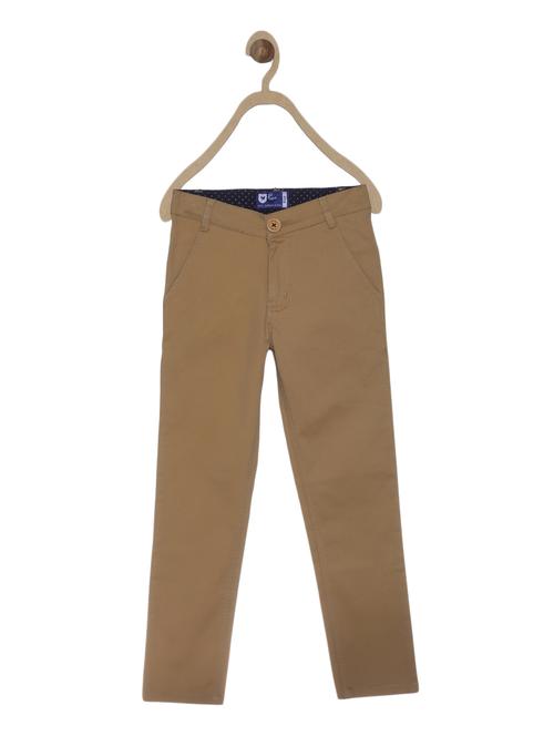 brown cotton chino - 14951663 - Very Small Image - 1