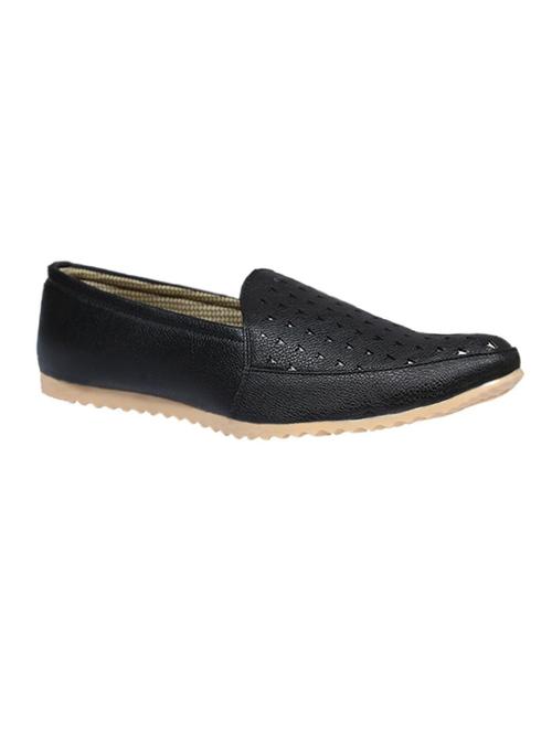 black leatherette casual slipon - 14953265 - Very Small Image - 1