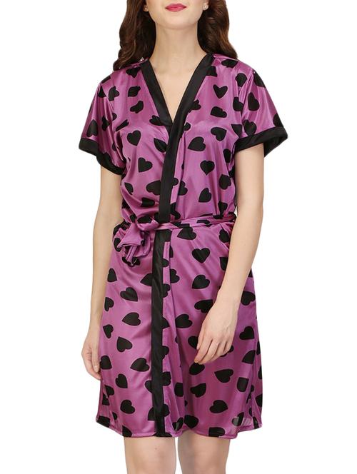 heart print nightwear set - 14953349 - Very Small Image - 1