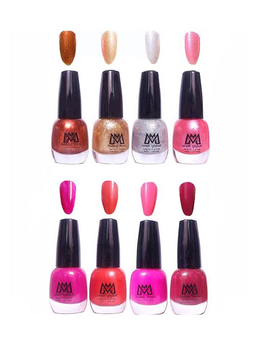 makeup mania premium nail polish - set of 8 - 14953876 - Very Small Image - 1