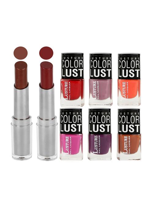 ramble set of 2 lipstick & 6 nail polish - 14953957 - Very Small Image - 1