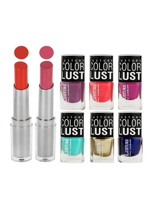 ramble set of 2 lipstick & 6 nail polish - 14953966 - Very Small Image - 1