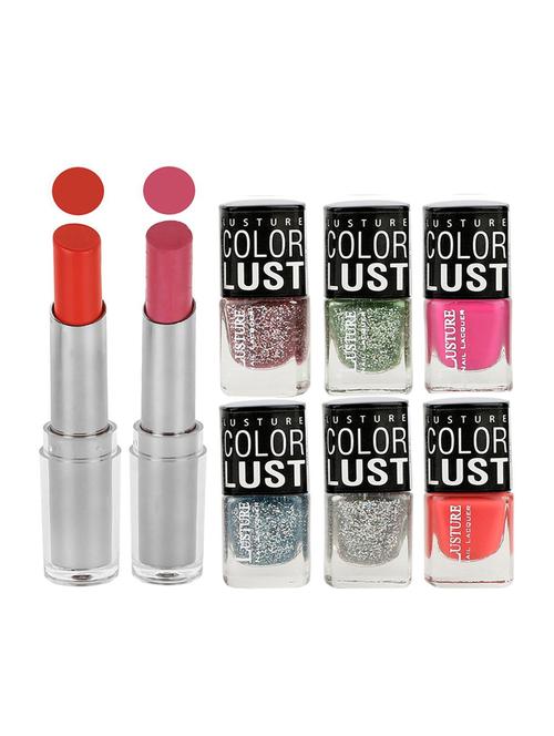ramble set of 2 lipstick & 6 nail polish - 14953978 - Very Small Image - 1
